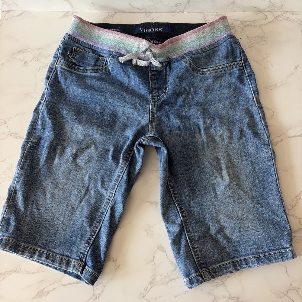 VIGOSS BERMUDA SHORTS THE THOMPSON GIRLS PULL ON SHORTS SIZE LG 12  SUMMER